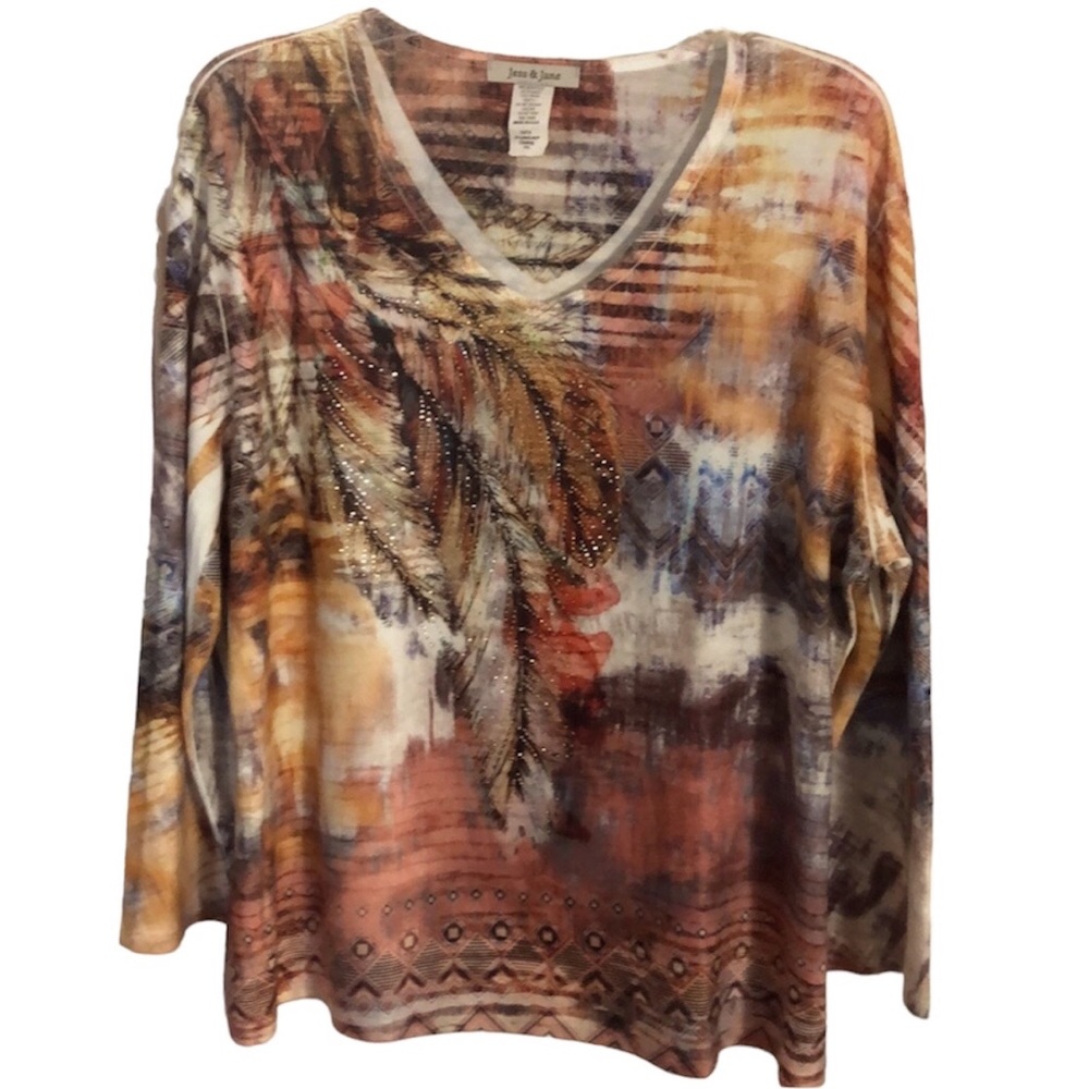 Jess and Jane V neck sweater